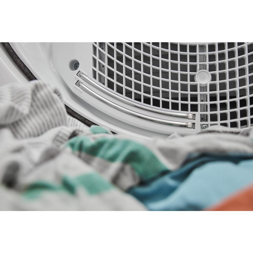 Close-up of interior drum and heating elements inside a commercial-grade residential electric dryer from Dryers collection