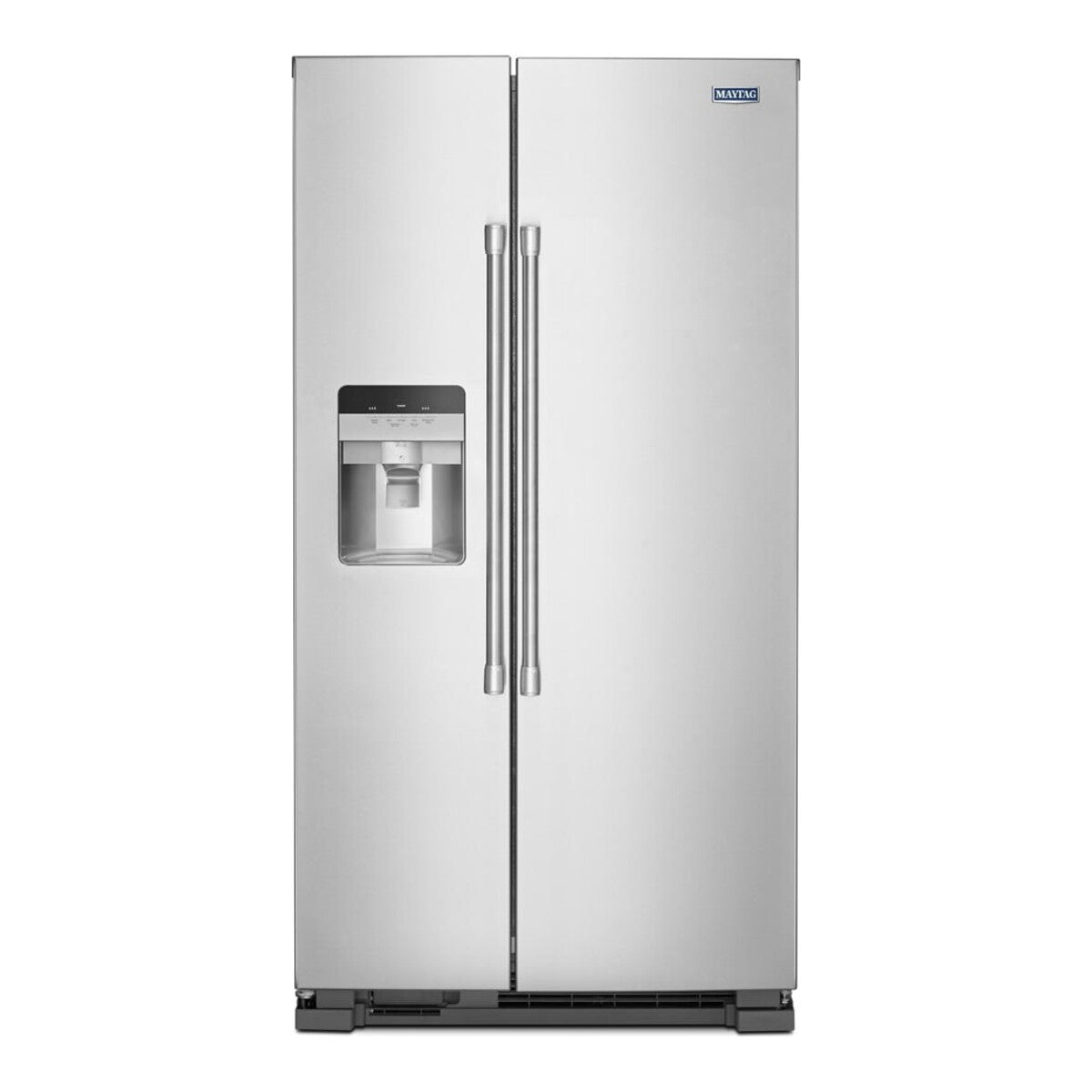 36-Inch Wide Side-by-Side Refrigerator with Exterior Ice and Water Dispenser - 25 Cu. Ft.