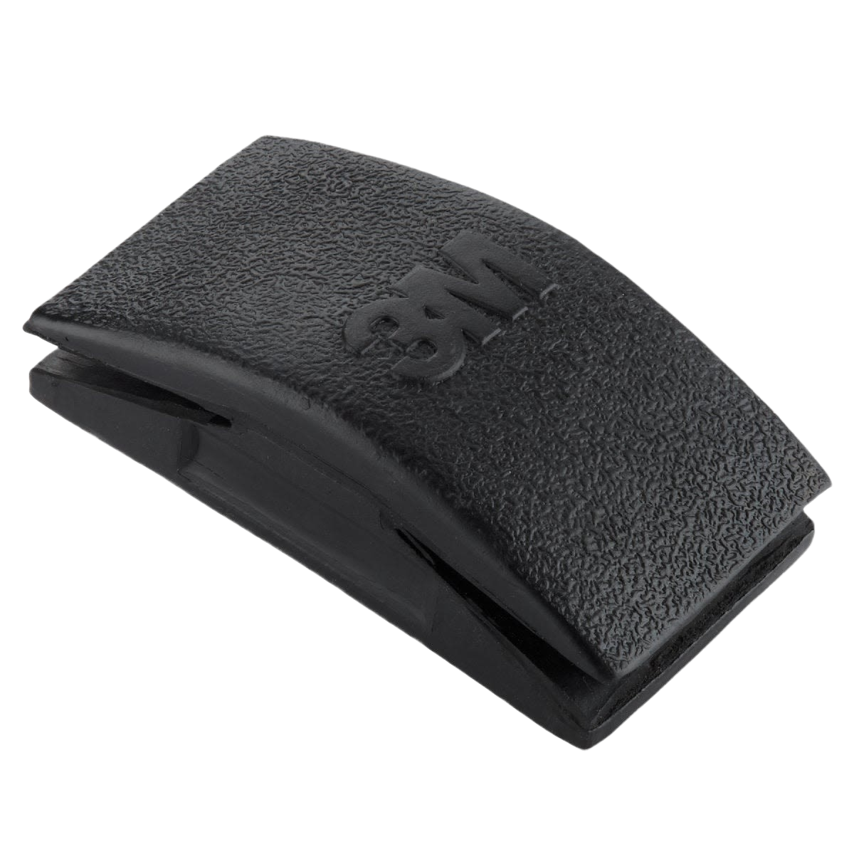 Black textured sanding block with ergonomic grip for precise control in sandpaper and home improvement tools collection