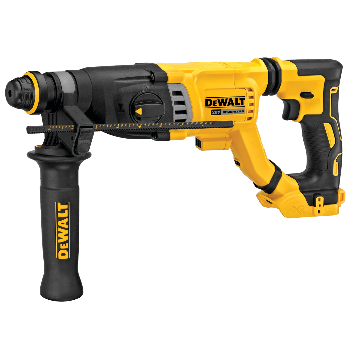 DEWALT 20V MAX* SDS PLUS 1-1/8" Brushless D-Handle Rotary Hammer (Tool Only)