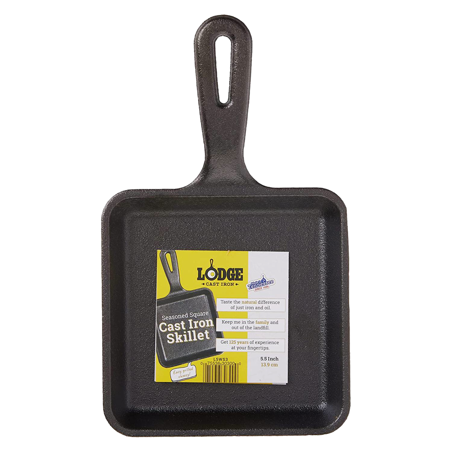 Square cast iron skillet with handle for versatile cooking in kitchenware and affordable Lodge cast iron cookware collections