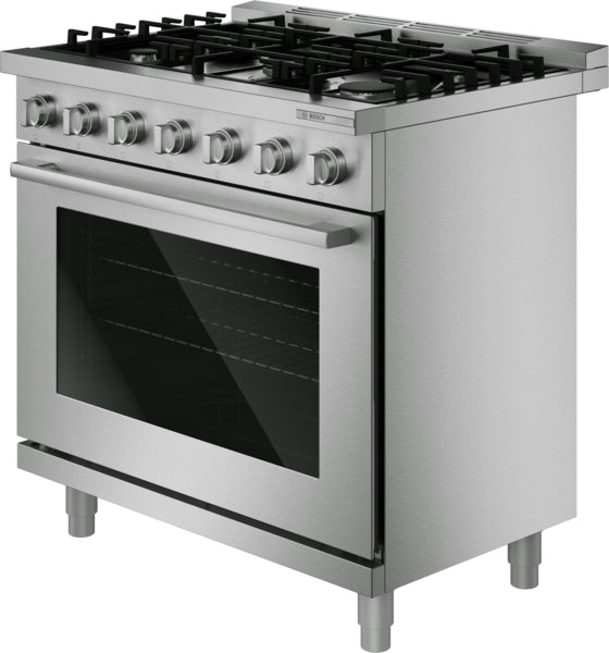500 Series, Gas Freestanding Range, 36'', Stainless Steel