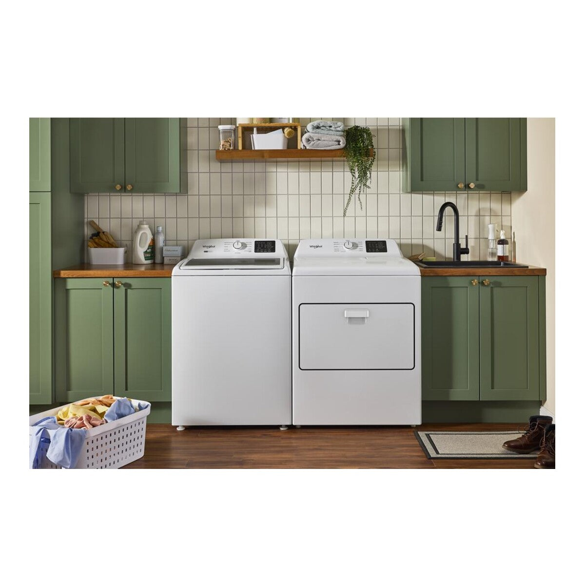 4.3 Cu. Ft. Whirlpool® Top Load Impeller Washer with Quick Wash Cycle and Soft Close Glass Lid