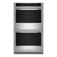 30-inch stainless steel electric double wall oven with printshield finish and digital controls from KitchenAid appliances collection