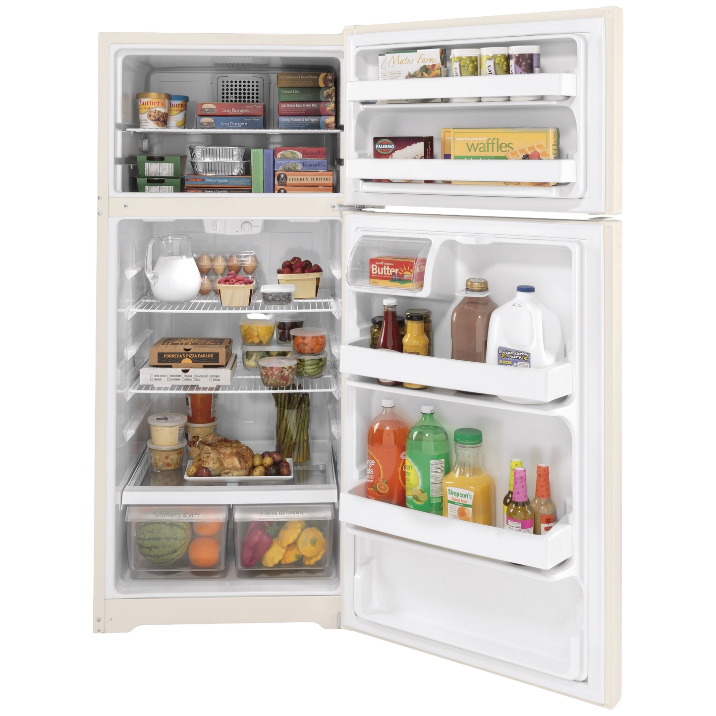 GE® ENERGY STAR® 16.6 Cu. Ft. Top-Freezer Refrigerator