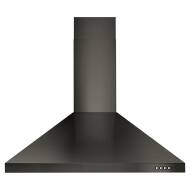 30" Contemporary Black Stainless Wall Mount Range Hood