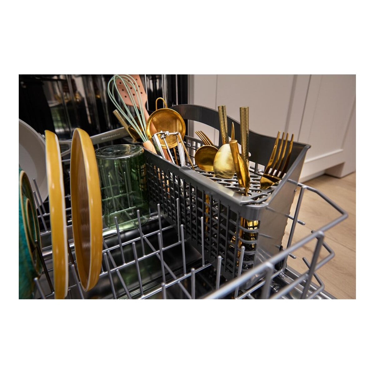 KitchenAid® Third Level Utensil Rack Dishwasher with 30+ Total Wash Jets in PrintShield Finish 47 dBA