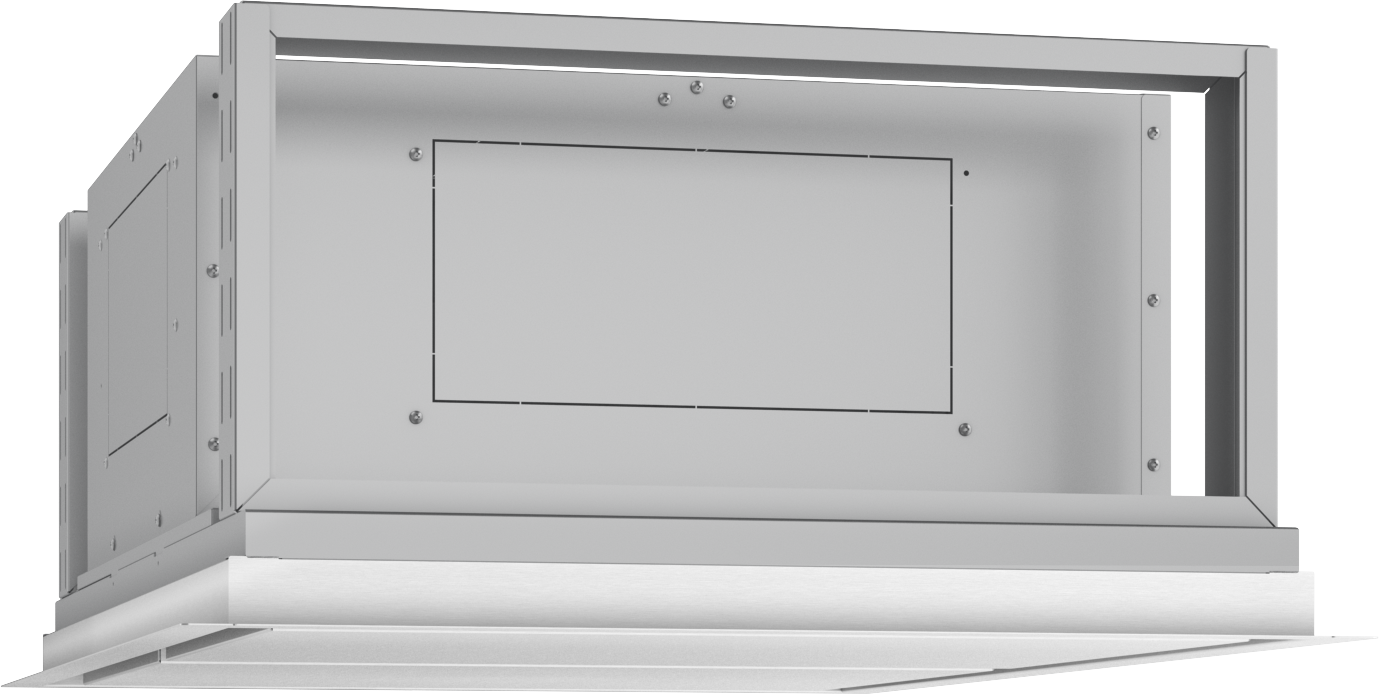 Stainless steel hood body designed for island mounting in Over the Range Hoods and Kitchen & Kitchenware collections