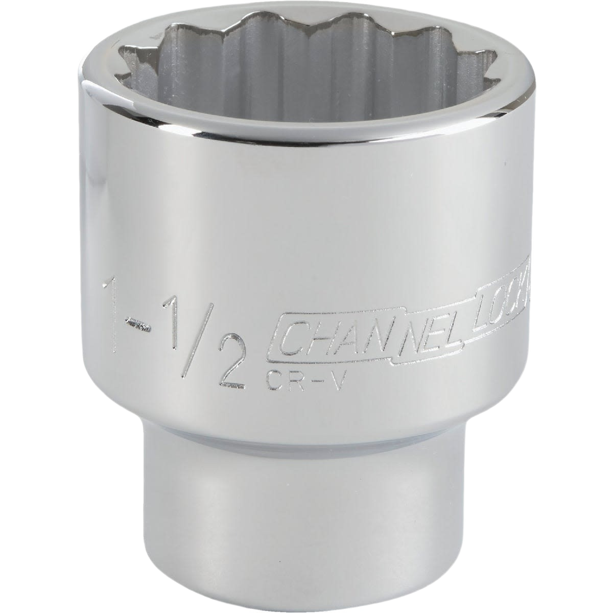 Chrome-plated 12-point shallow socket with 3/4 inch drive for hand tool and woodworking tool collections under $50