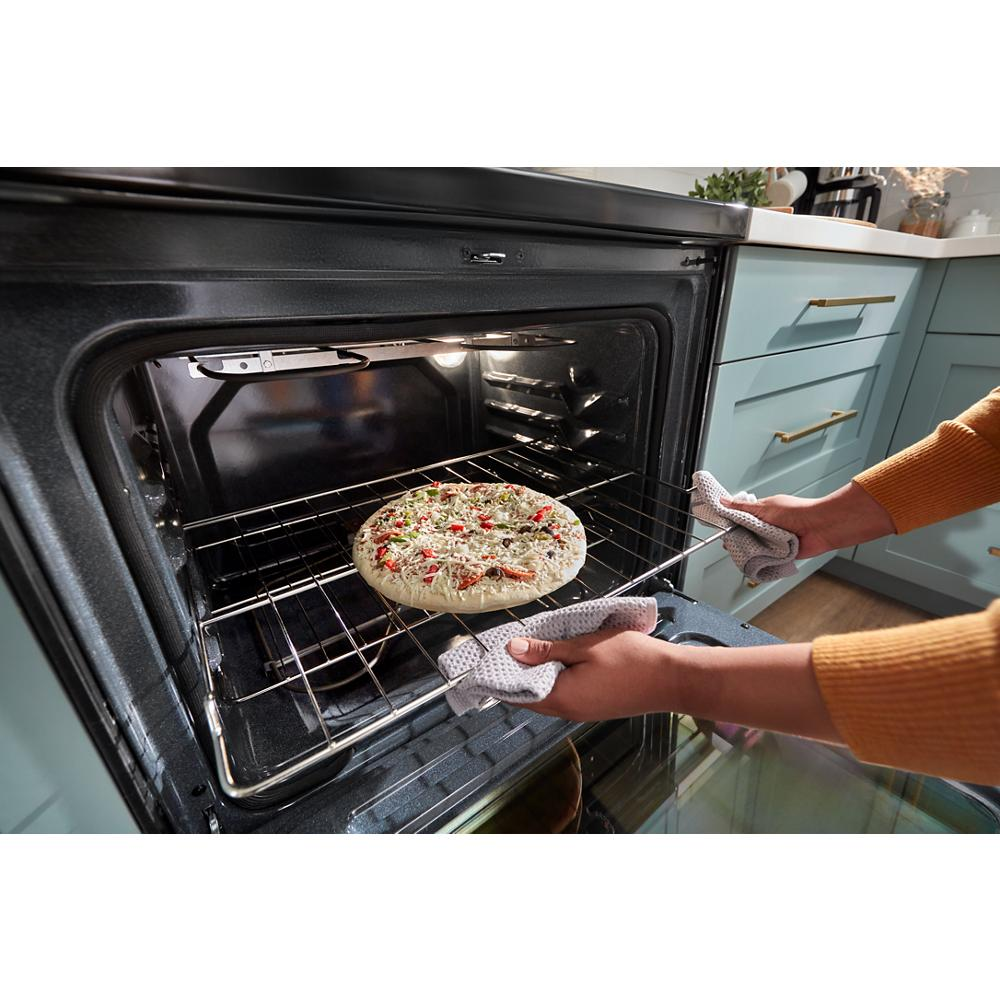 30-inch Electric Range with No Preheat Mode and Steam Clean