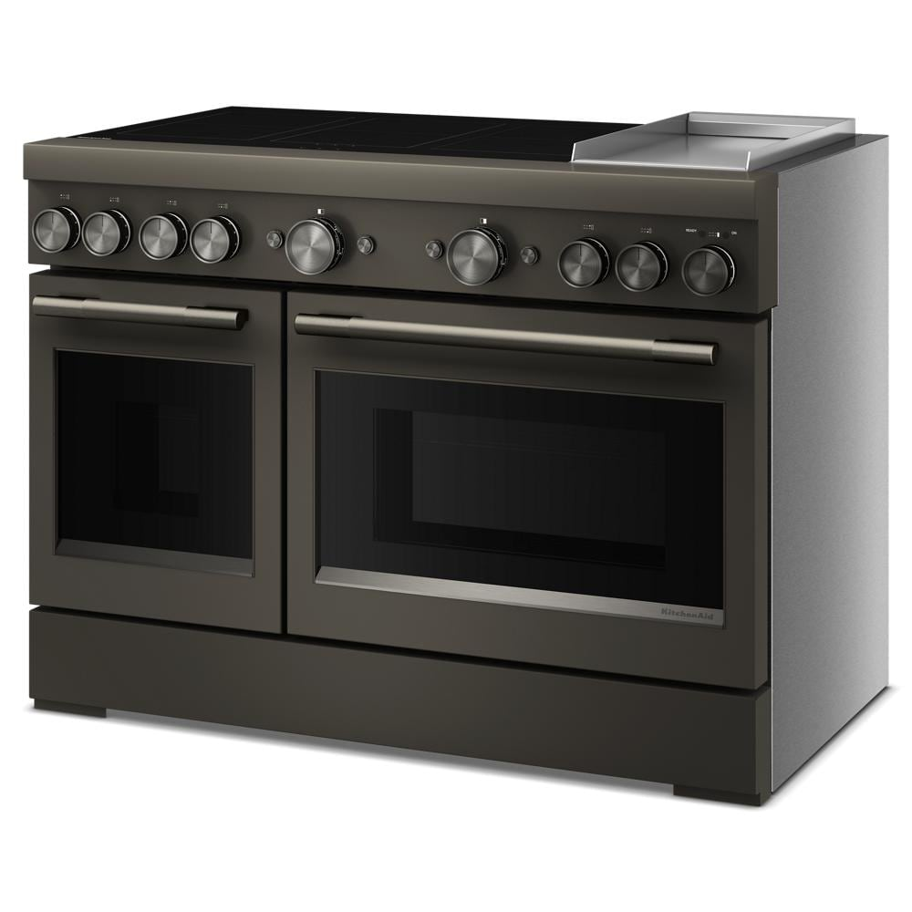 48-Inch 6-Element Induction Freestanding Commercial-Style Range with Griddle