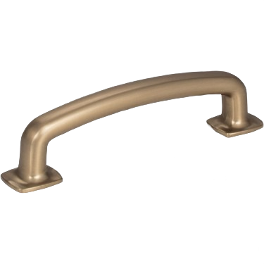 Satin bronze cabinet pull with forged style and flat bottom for furniture hardware and home improvement projects under $50