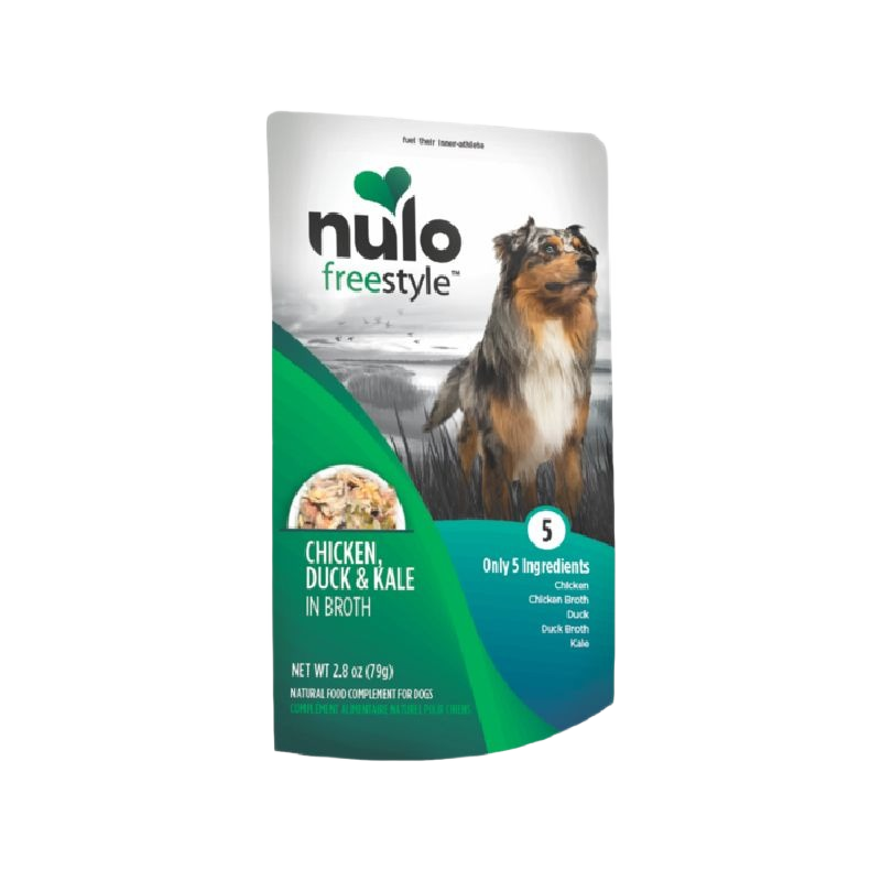 Nulo Freestyle Chicken, Duck & Kale in Broth Dog Food Topper, 2.8 oz