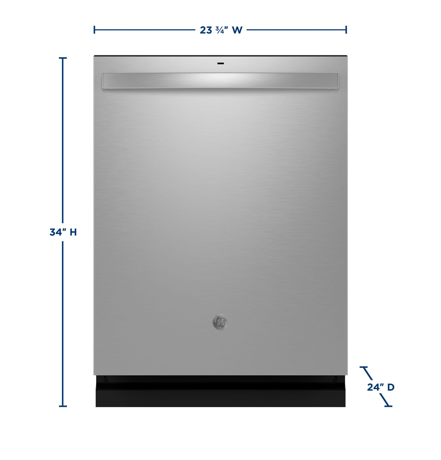GE® ENERGY STAR® Top Control with Stainless Steel Interior Dishwasher with Sanitize Cycle & Dry Boost