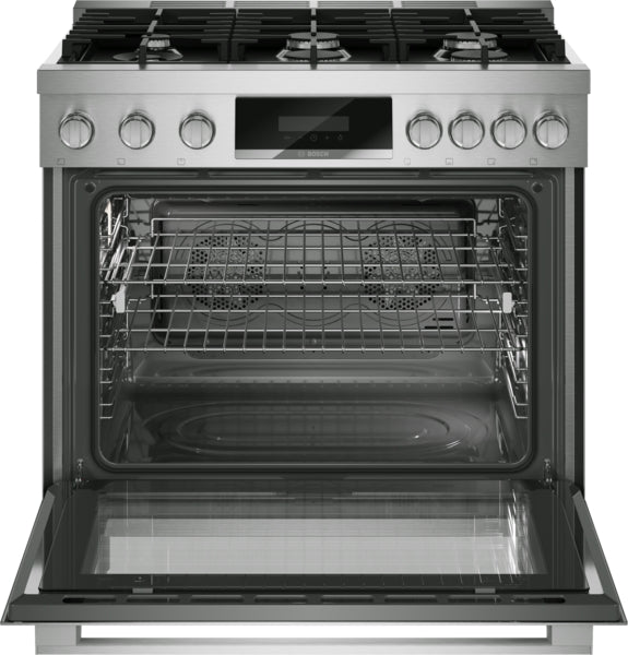 800 Series, Dual Fuel Freestanding Range, 36'', Stainless Steel