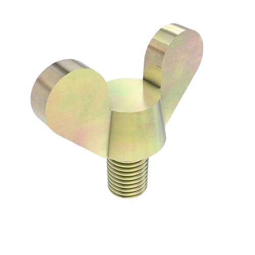 Metal wing screw with M8 x 16 threading for John Deere parts, suitable for home improvement and hardware projects under $50