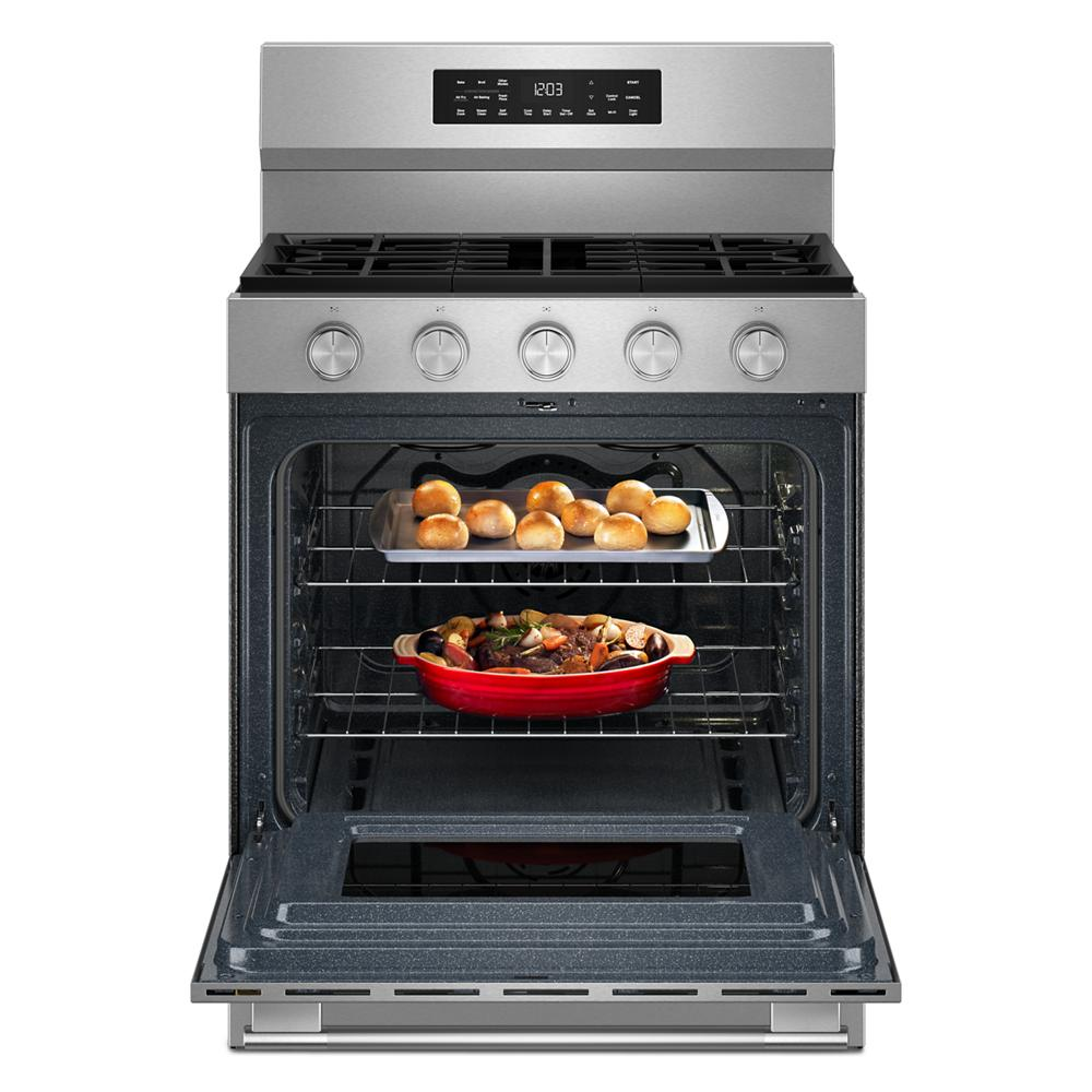 5.0 Cu. Ft. Smart Freestanding Gas Range with Convection Cooking Modes