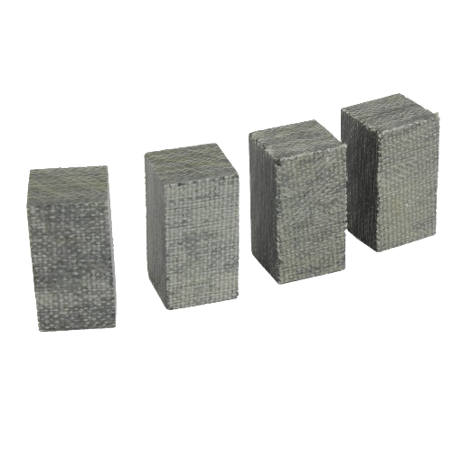 Set of four gray Olson Cool Blocks designed for cooling fit applications in tools and home improvement projects
