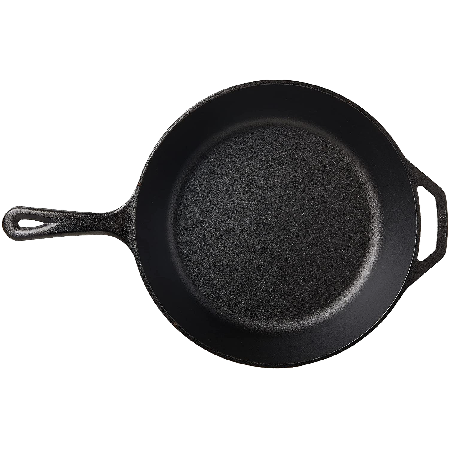 Black extra deep cast iron chicken fryer with long handle and helper grip for Kitchenware and Lodge Cast Iron collections