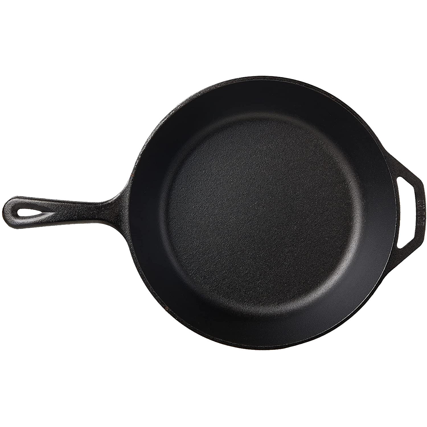Black extra deep cast iron chicken fryer with long handle and helper grip for Kitchenware and Lodge Cast Iron collections