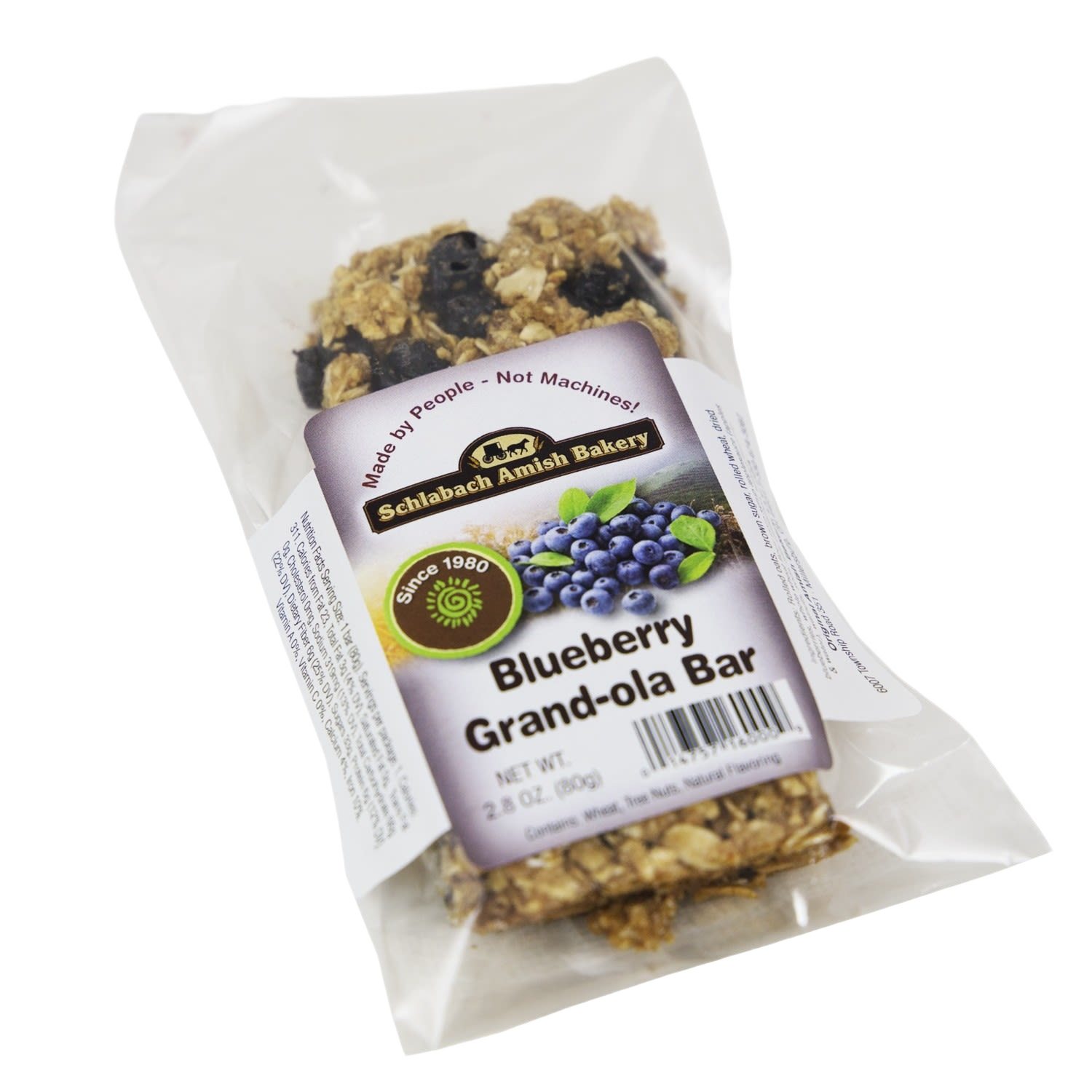 Packaged blueberry granola bar with walnuts and oats in snacks and food and beverage collection under $50