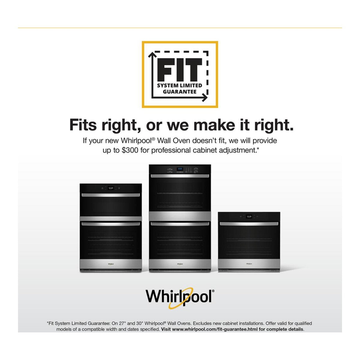 6.4 Total Cu. Ft. Combo Wall Oven with Air Fry When Connected