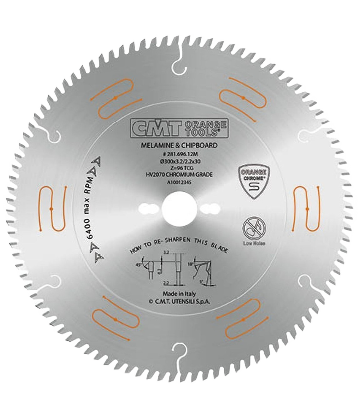 CMT Orange Tools 5’’x5/8” Saw Blade Stabilizers, 2-Pack