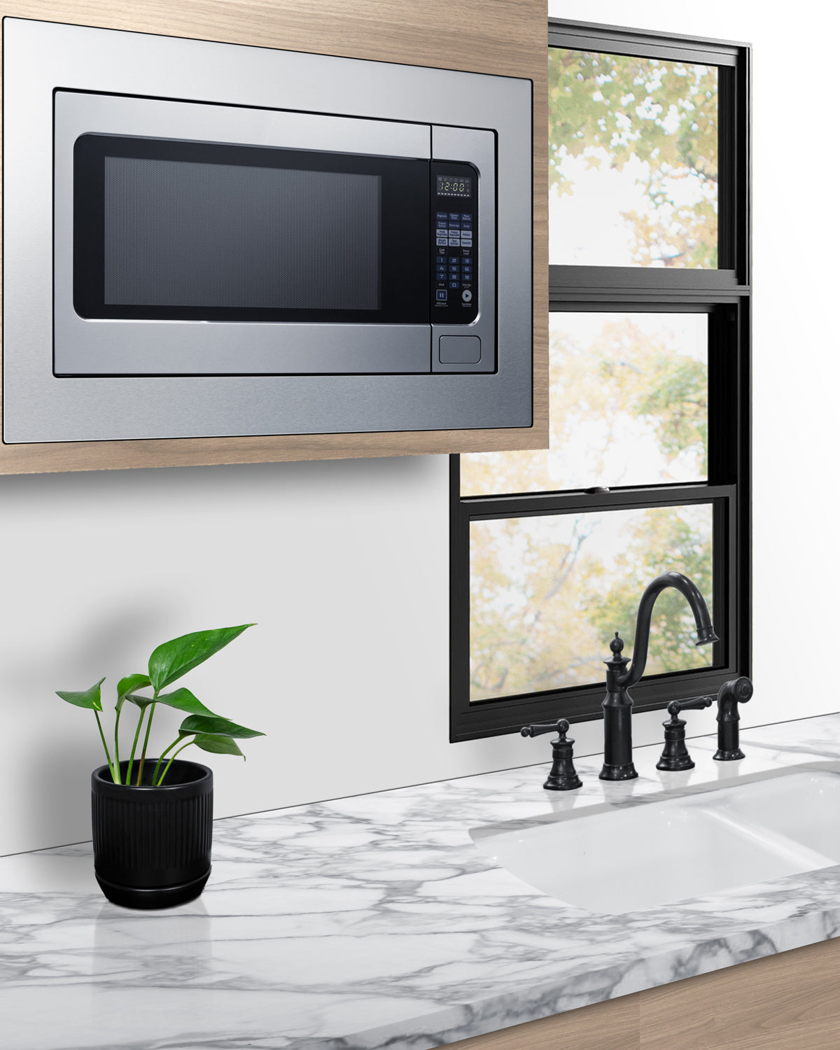 30" Wide Built-In Microwave (Trim Kit Included)