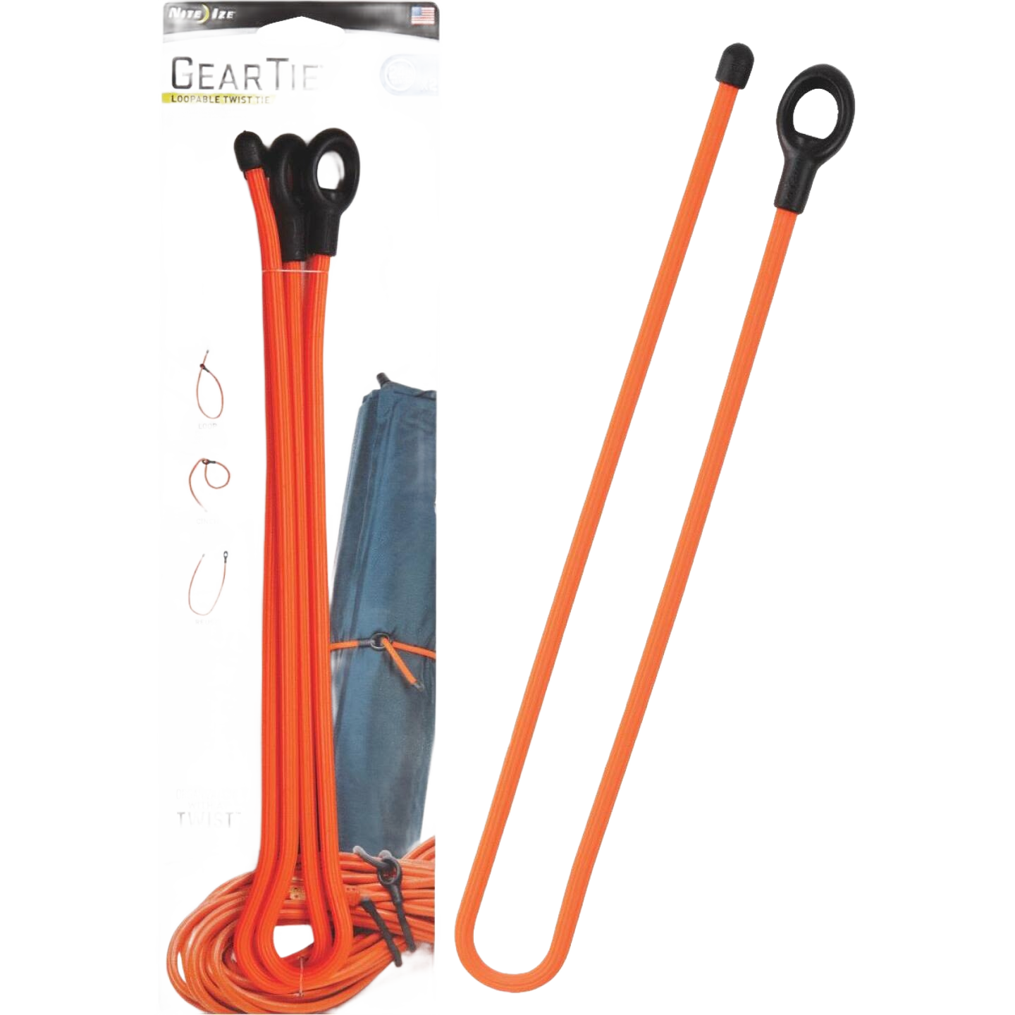 Nite Ize Gear Tie Loopable Twist Tie