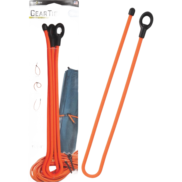 Nite Ize Gear Tie 2-Pack – Durable, Loopable Twist Ties