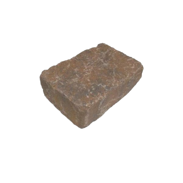 Tan, gray, and charcoal Olde Manor wall block for landscaping and outdoor living projects under $50 collection