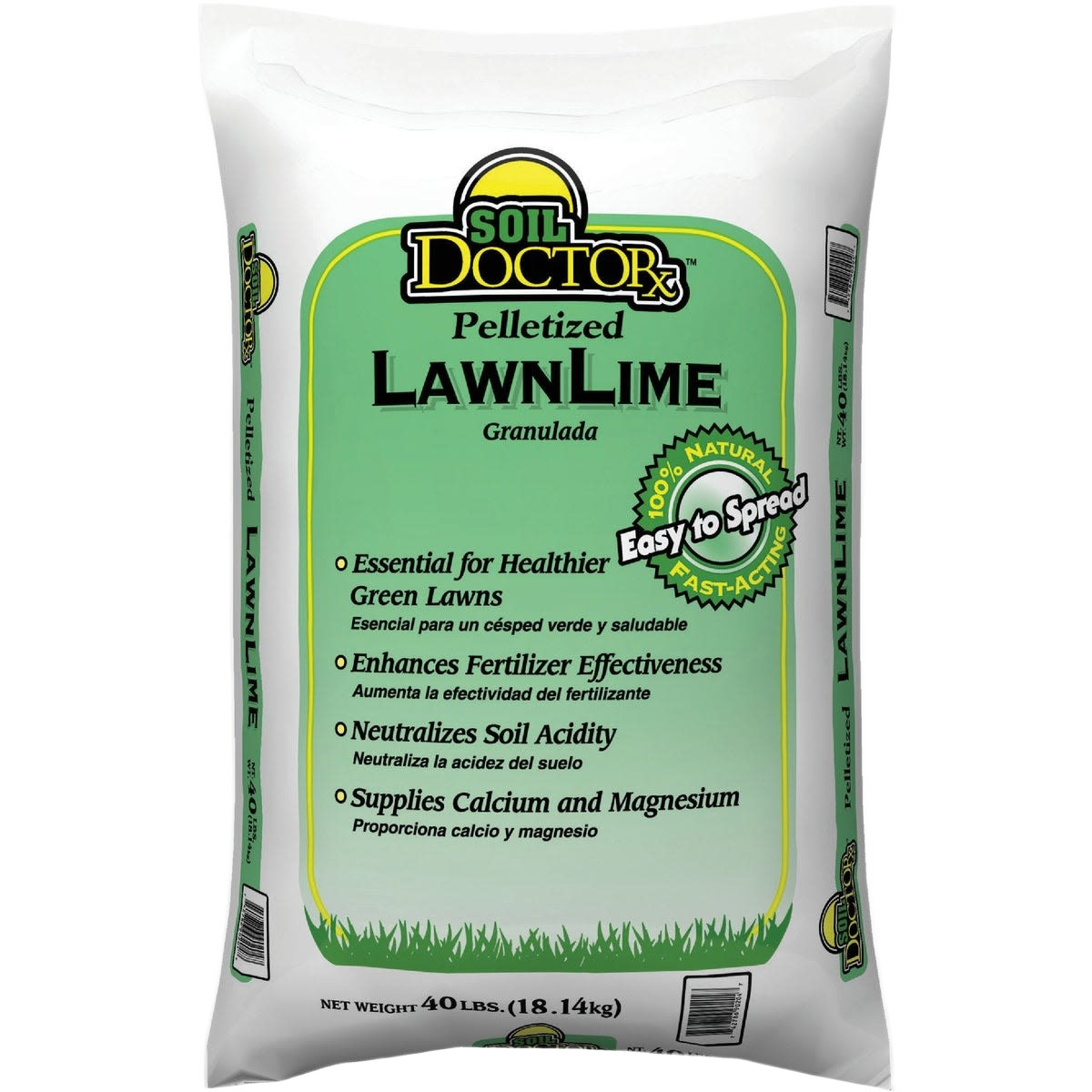 Bag of pelletized lawn lime with natural ingredients to improve soil health in lawn and garden plant care under $50 collection