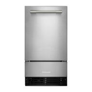 18-inch automatic ice maker with PrintShield® stainless steel finish for kitchen and home improvement appliances
