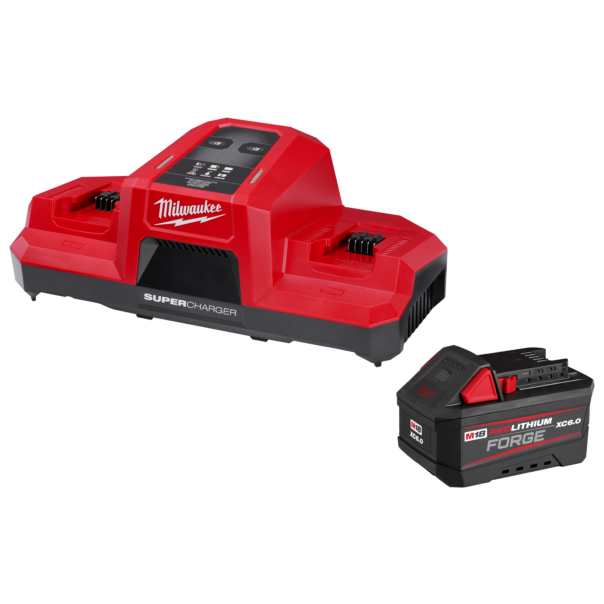 Milwaukee M18 18V Dual Bay Charger with 6.0Ah Battery – Hartville Hardware