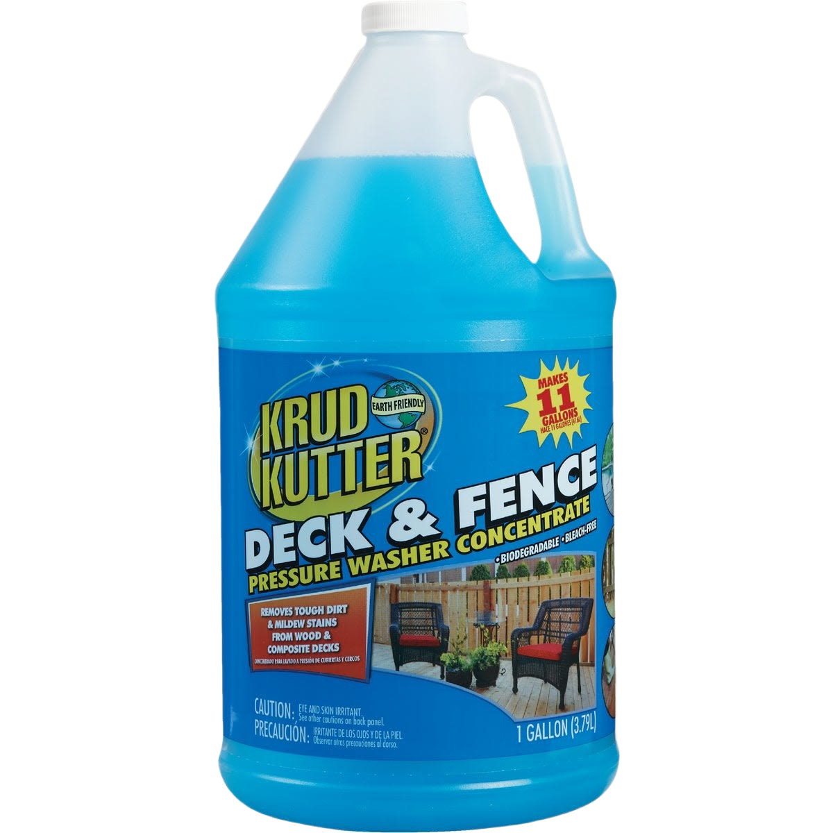 One-gallon blue concentrate cleaner for decks and fences in Paint & Supplies and Home Improvement collections under $50
