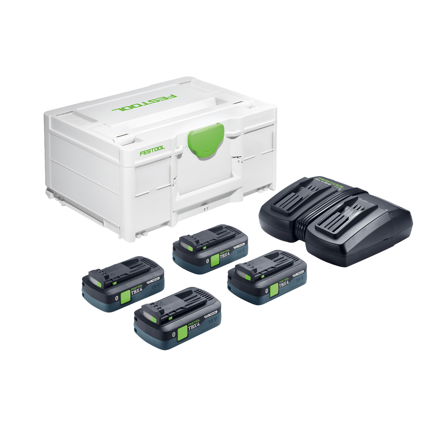 Festool 578946 Energy Set SYS 18V 4xTBX4/TCL6DUO