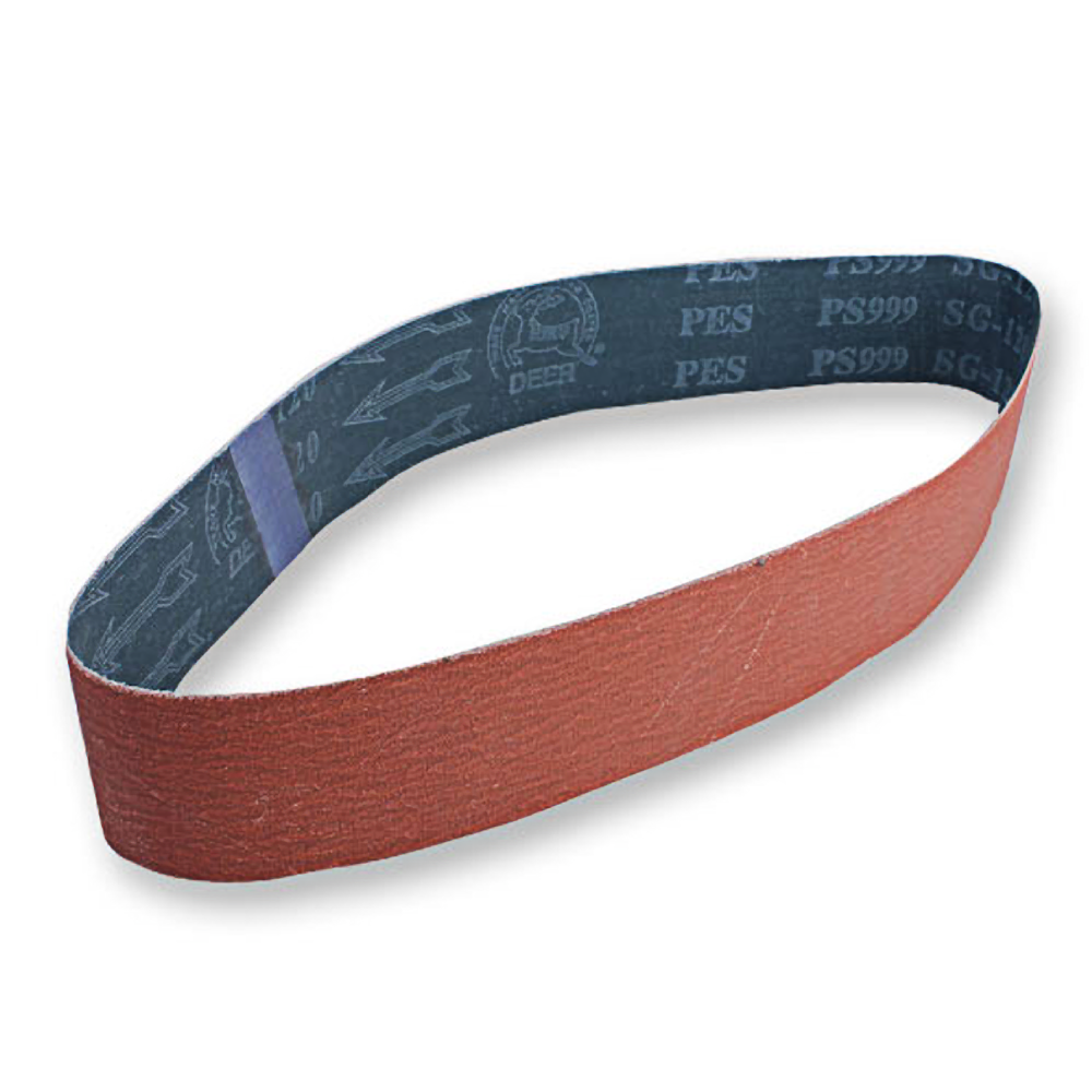 Ceramic abrasive sanding belt with 120 grit for woodworking tools in tool accessories and home improvement collections