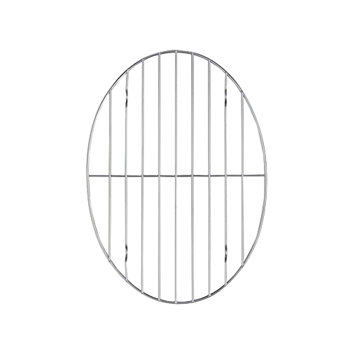 Oval chrome-plated steel wire roasting rack for oven use in Kitchenware and kitchen accessory collections under $50