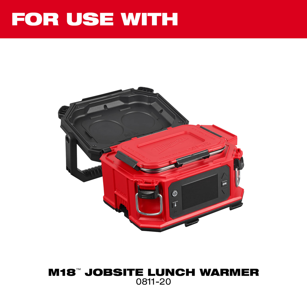 Milwaukee Stainless Steel Containers for M18™ Jobsite Lunch Warmer, 1-Pack