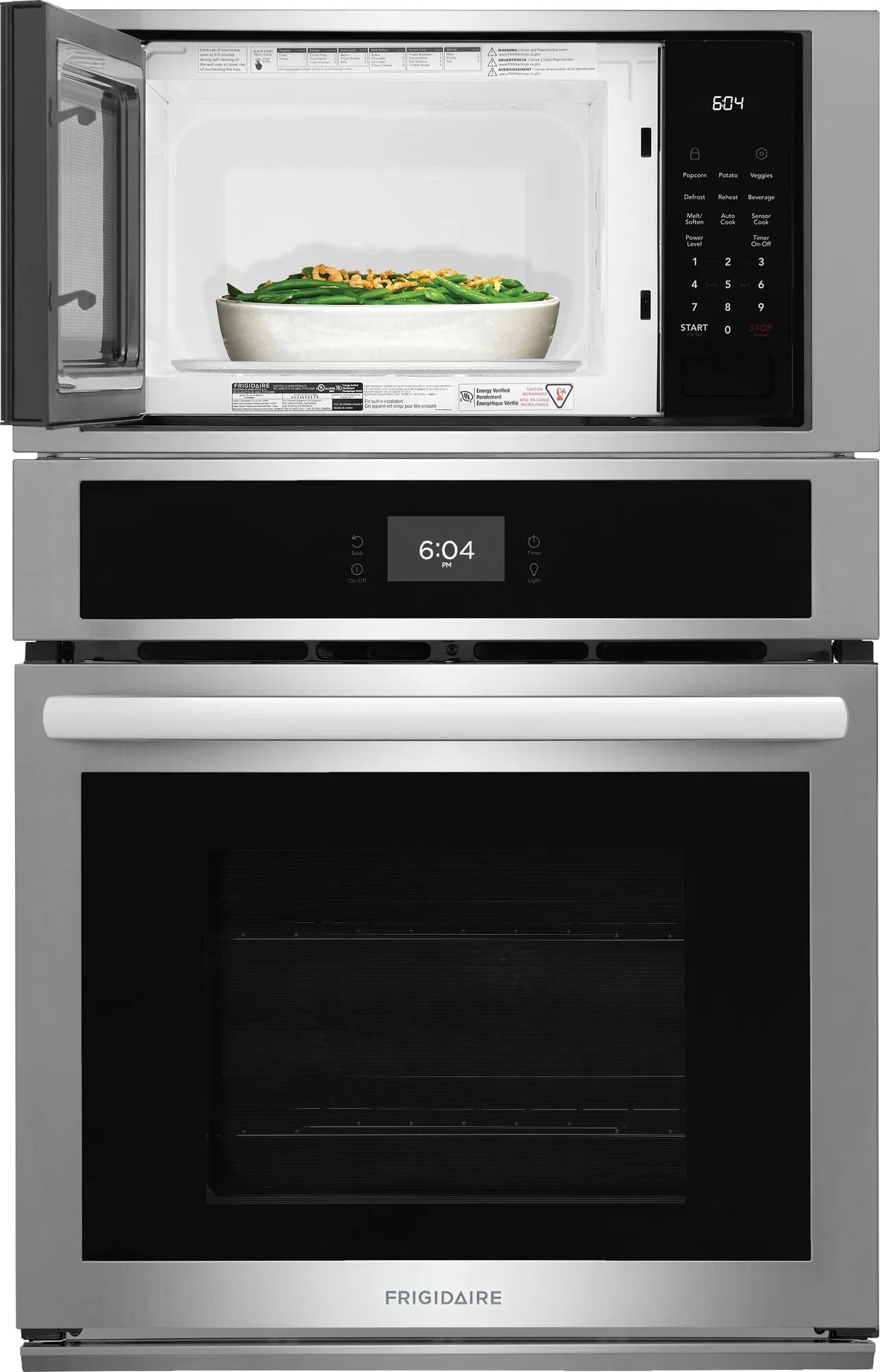 27" Electric Wall Oven and Microwave Combination