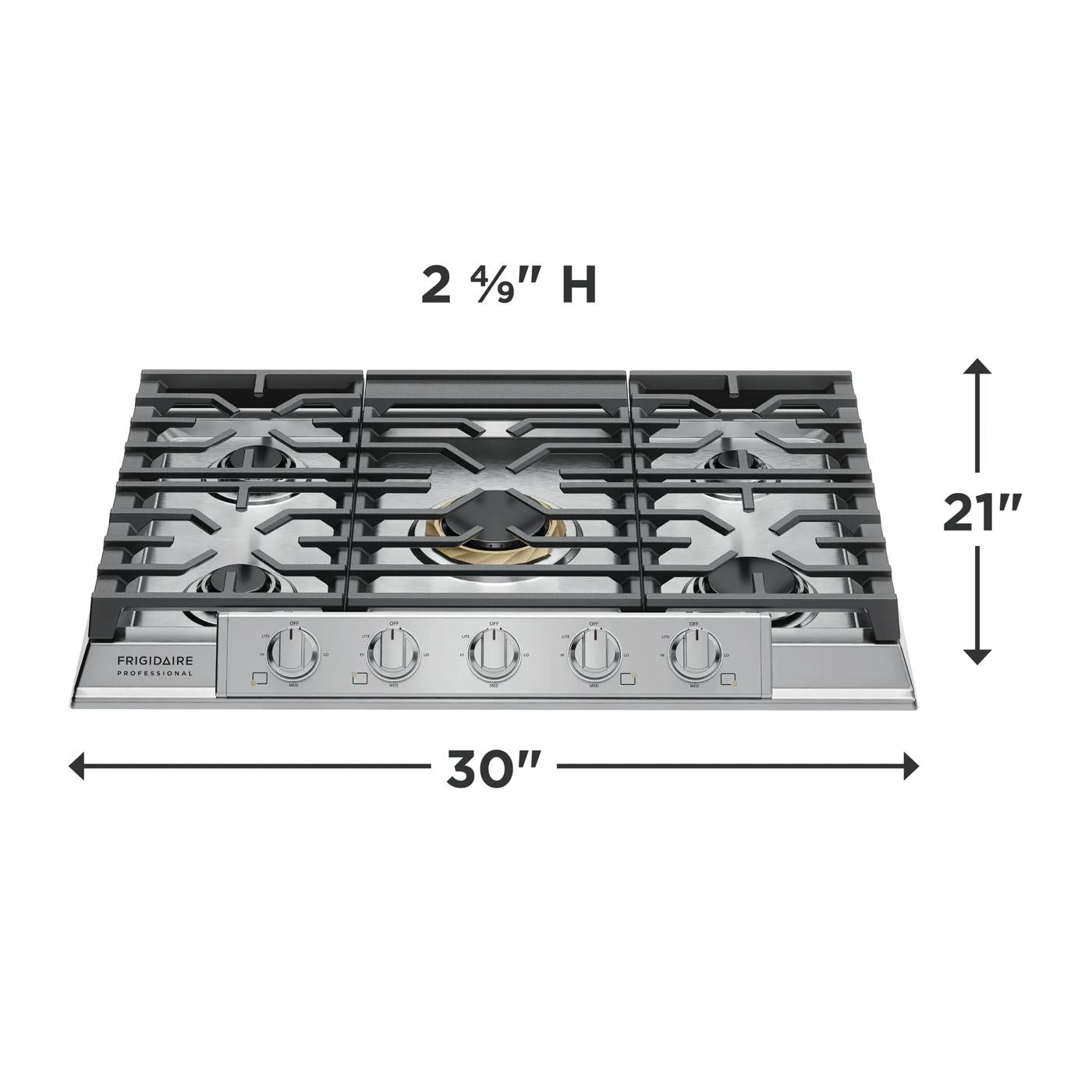 30" Gas Cooktop with PowerPlus