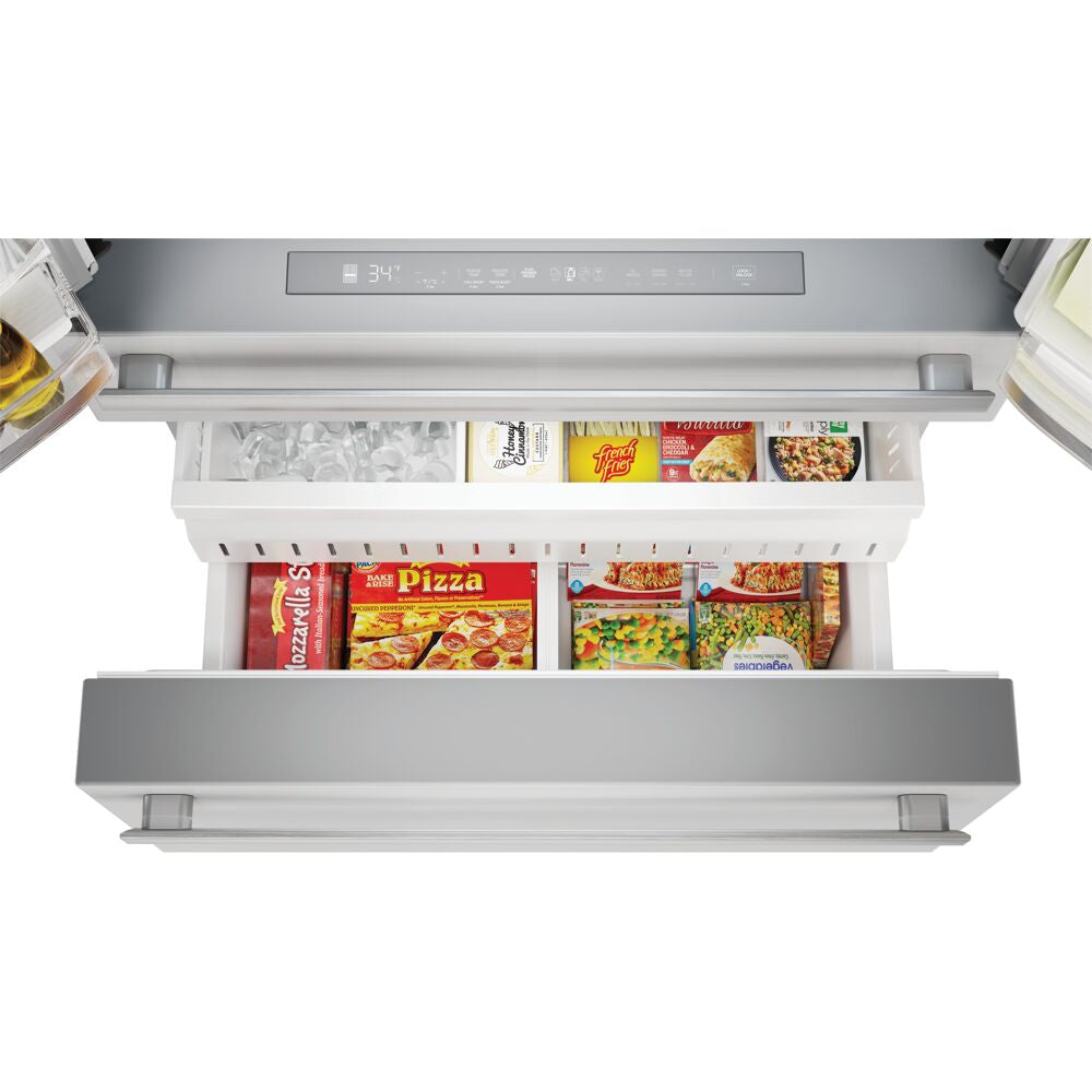 21.6 CF Counter-Depth 4-Door French Door, Dispenser
