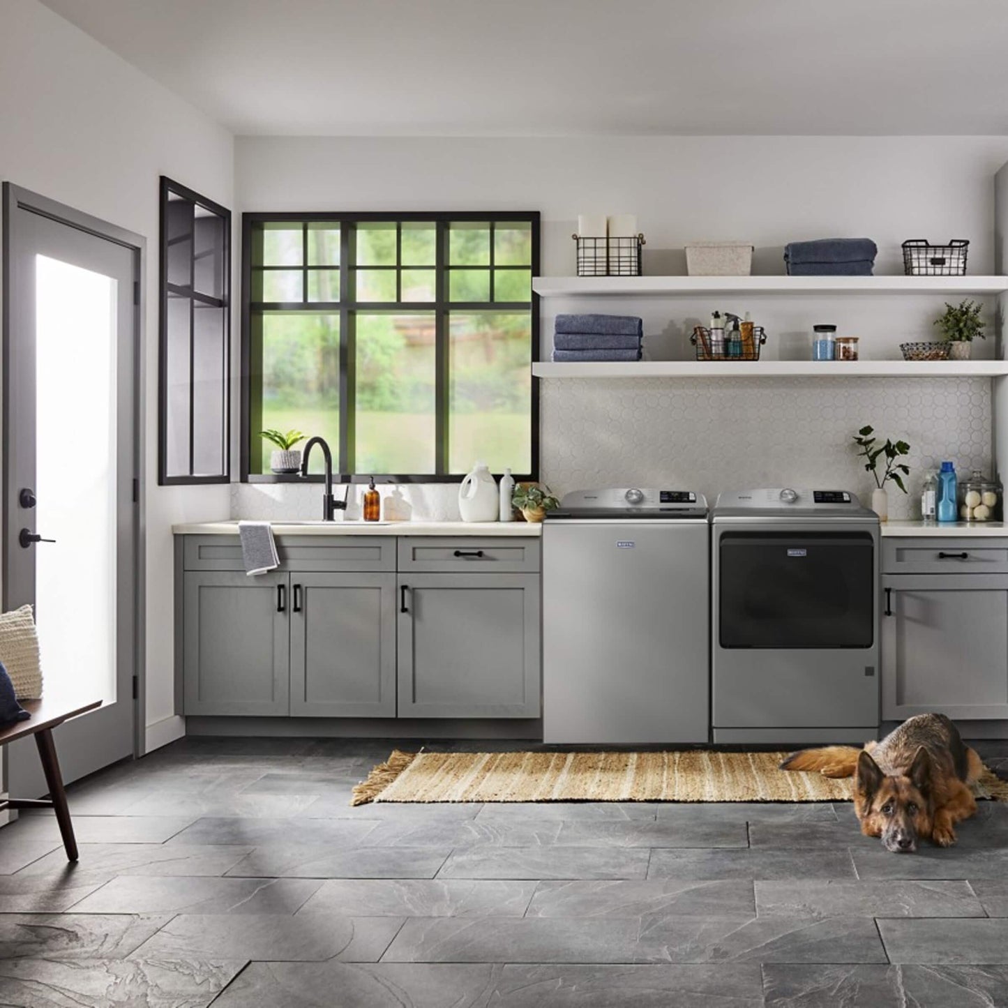 7.4 Cu. Ft. Pet Pro Top Load Gas Dryer with Extra Power and Sanitize Cycle