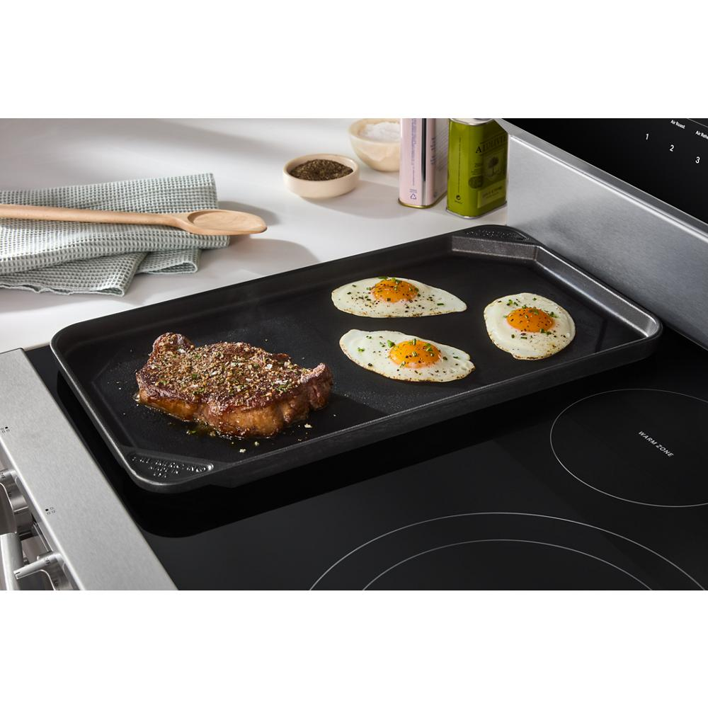 30-inch Electric Smart Range with Air Cooking Technology, No Preheat Air Fry, High Speed Preheat Oven, WipeClean™ Coating, and Steam/Self Clean