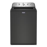 Dark gray top load washer with impeller agitator and stainless steel control panel in Washers & Dryers at Hartville Hardware