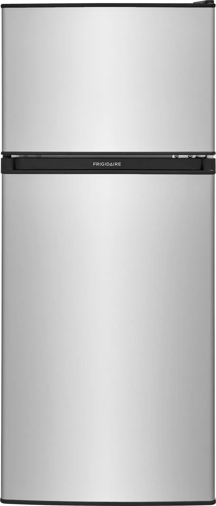 Freestanding compact refrigerator with top freezer and stainless steel finish in refrigerators and kitchenware collection