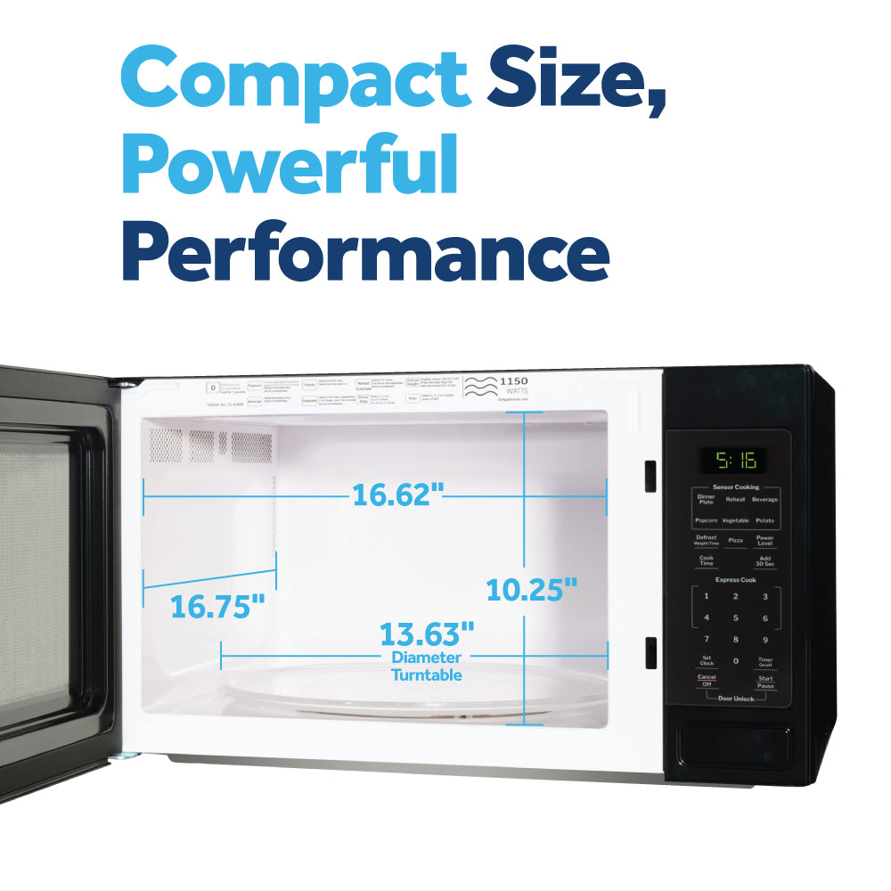 GE® 1.6 Cu. Ft. Countertop Microwave Oven