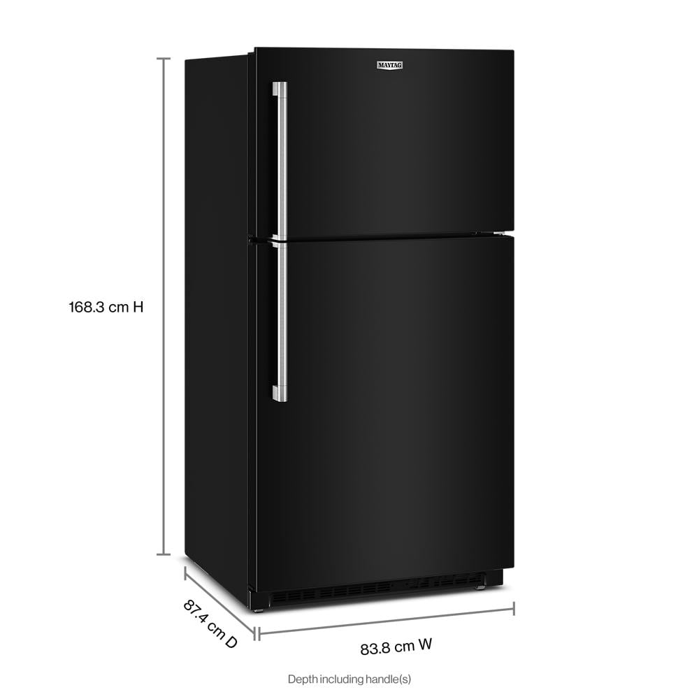 33-Inch Wide Top-Freezer Refrigerator with Garage Mode—21 Cu. Ft.