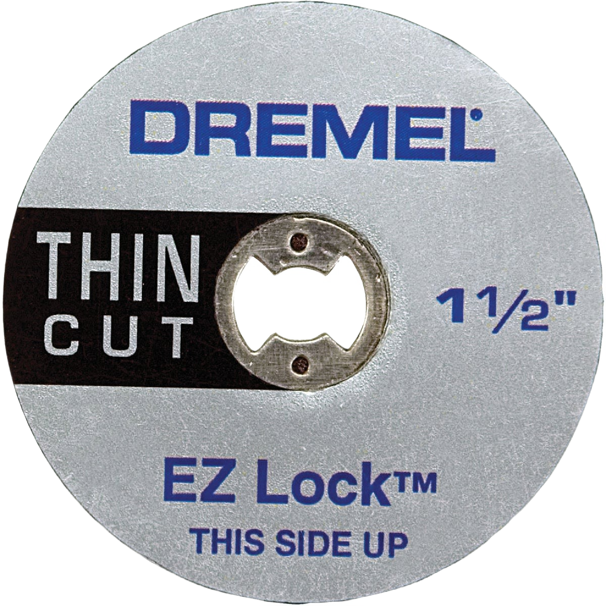 Dremel thin cut rotary tool wheel with EZ Lock system, part of power tool accessories for home improvement tasks