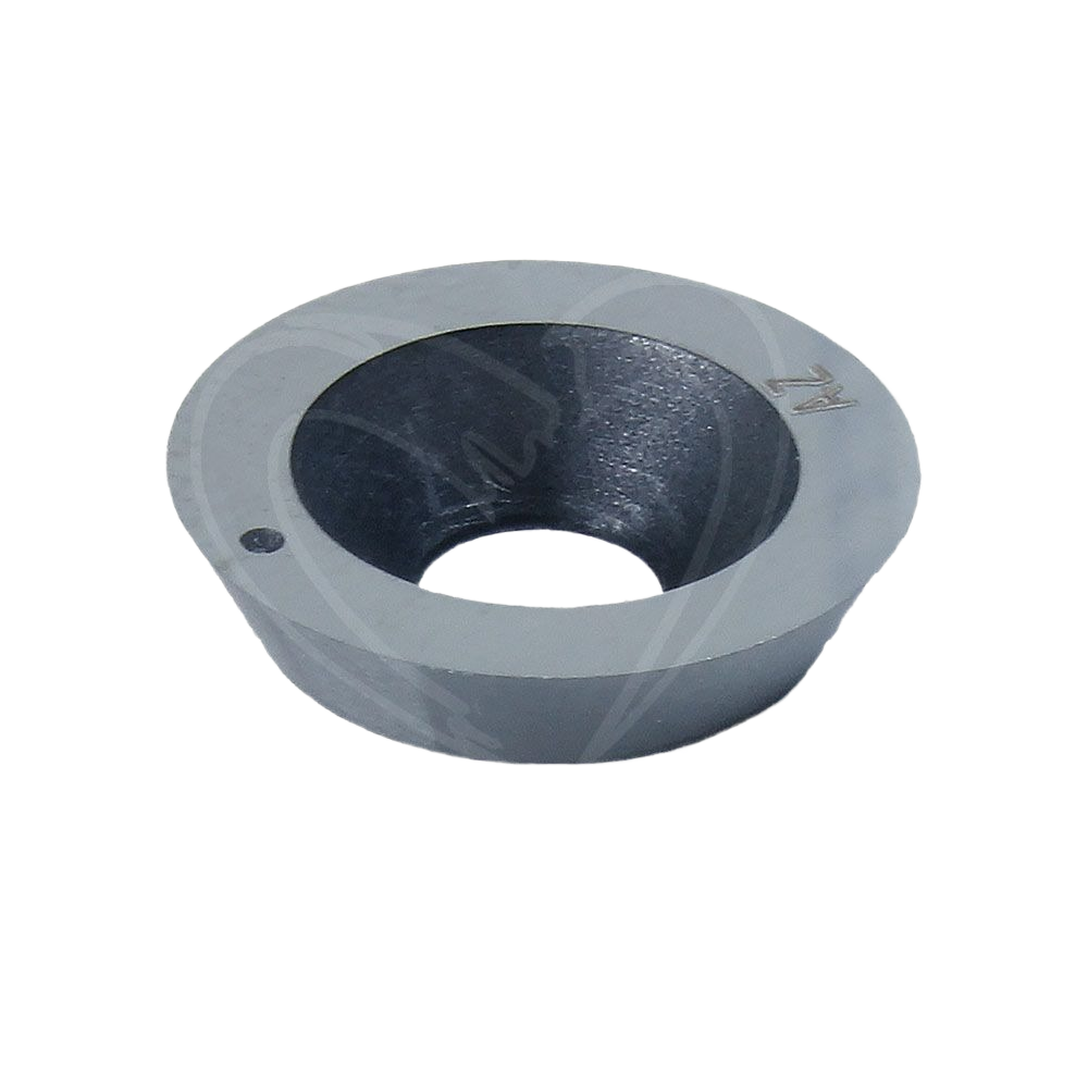 Solid tungsten carbide round cutter with beveled edge designed for precision woodworking under $50 tools collection